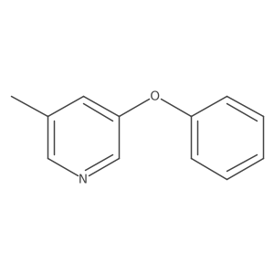 Pyridine, 3-methyl-5-phenoxy- Structure