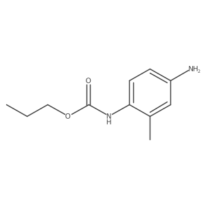 (4-Amino-2-methylphenyl)-carbamic acid propyl ester Structure