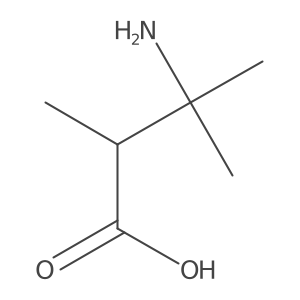 3-Amino-2,3-dimethylbutanoic acid结构式