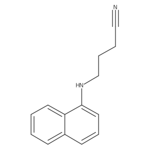 4-(Naphthalen-1-ylamino)butanenitrile Structure