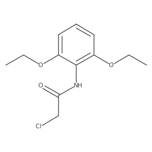 2-chloro-N-(2,6-diethoxyphenyl)acetamide结构式