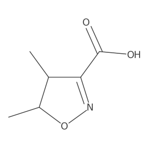 (4R,5S)-4,5-Dimethyl-4,5-dihydro-1,2-oxazole-3-carboxylic acid Structure