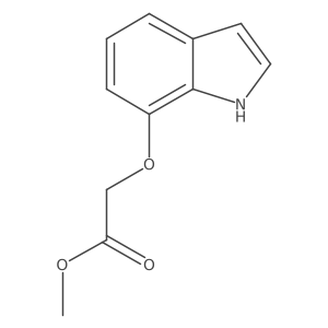 Acetic acid,2-(1h-indol-7-yloxy)-,methyl ester Structure