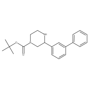 3-Biphenyl-3-YL-piperazine-1-carboxylic acid tert-butyl ester Structure