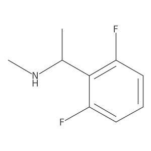 [1-(2,6-Difluorophenyl)ethyl](methyl)amine Structure
