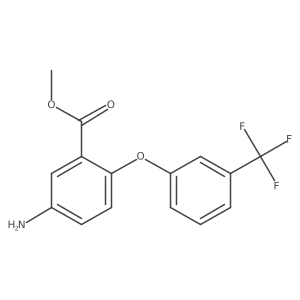 Methyl 5-amino-2-[3-(trifluoromethyl)phenoxy]-benzoate结构式