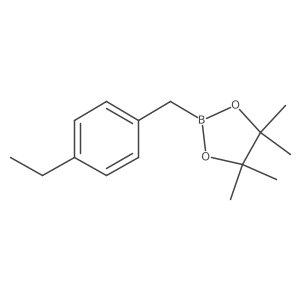 2-(4-Ethylbenzyl)-4,4,5,5-tetramethyl-1,3,2-dioxaborolane Structure