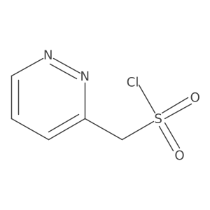 Pyridazin-3-ylmethanesulfonyl chloride结构式