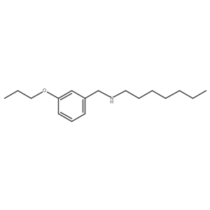 N-(3-Propoxybenzyl)-1-heptanamine Structure