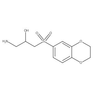 1-Amino-3-(2,3-dihydro-1,4-benzodioxin-6-ylsulfonyl)propan-2-ol Structure
