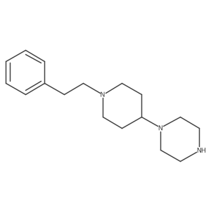 Piperazine, 1-[1-(2-phenylethyl)-4-piperidinyl]-结构式