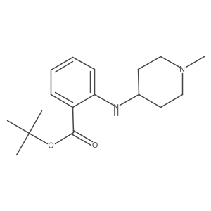 Tert-butyl 2-(1-methylpiperidin-4-ylamino)benzoate Structure