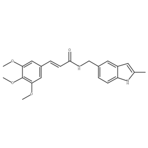 (Z)-N-((2-methyl-1H-indol-5-yl)methyl)-3-(3,4,5-trimethoxyphenyl)acrylamide Structure
