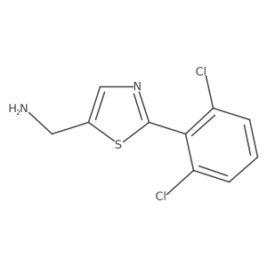 (2-(2,6-Dichlorophenyl)thiazol-5-yl)methanamine Structure