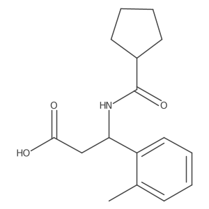 I(2)-[(Cyclopentylcarbonyl)amino]-2-methylbenzenepropanoic acid Structure