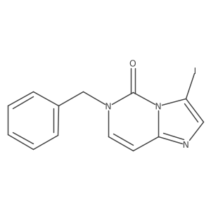 6-Benzyl-3-iodoimidazo[1,2-c]pyrimidin-5-one Structure