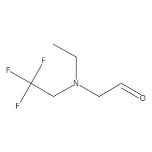 2-[Ethyl(2,2,2-trifluoroethyl)amino]acetaldehyde Structure