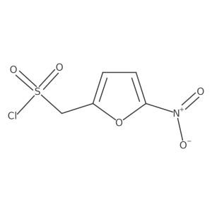 (5-Nitrofuran-2-yl)methanesulfonyl chloride结构式