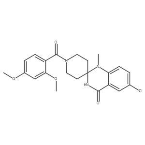 6'-chloro-1-(2,4-dimethoxybenzoyl)-1'-methyl-1'H-spiro[piperidine-4,2'-quinazolin]-4'(3'H)-one Structure