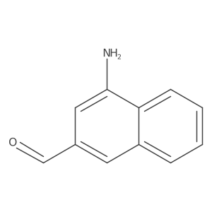 1-Aminonaphthalene-3-carboxaldehyde Structure