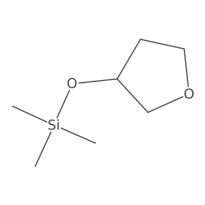 Trimethyl-(tetrahydro-furan-3-yloxy)-silane结构式