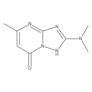 2-(Dimethylamino)-5-methyl-4H,7H-[1,2,4]triazolo[1,5-a]pyrimidin-7-one Structure