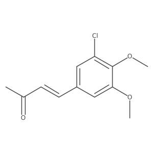 4-(3-Chloro-4,5-dimethoxyphenyl)but-3-en-2-one Structure