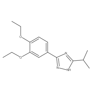 5-(3,4-Diethoxyphenyl)-3-isopropyl-1H-1,2,4-triazole Structure