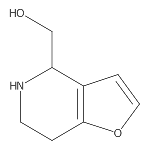 4,5,6,7-Tetrahydrofuro[3,2-c]pyridine-4-methanol结构式