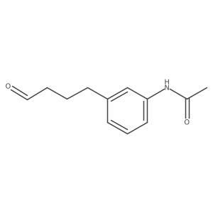 N-[3-(4-oxobutyl)phenyl]acetamide结构式