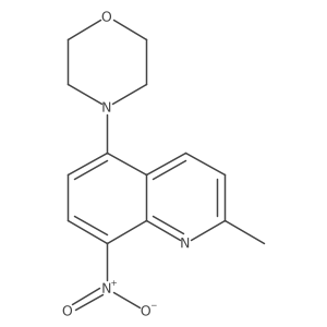 4-(2-Methyl-8-nitroquinolin-5-yl)morpholine Structure