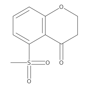 5-(Methylsulfonyl)chroman-4-one结构式