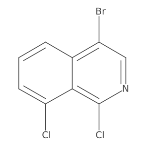 4-Bromo-1,8-dichloroisoquinoline Structure