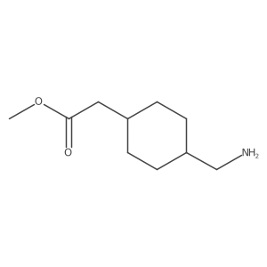 Methyl 2-[4-(aminomethyl)cyclohexyl]acetate结构式