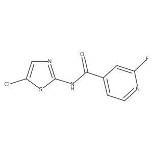 N-(5-chloro-1,3-thiazol-2-yl)-2-fluoropyridine-4-carboxamide Structure