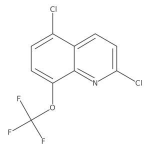 2,5-Dichloro-8-(trifluoromethoxy)quinoline Structure