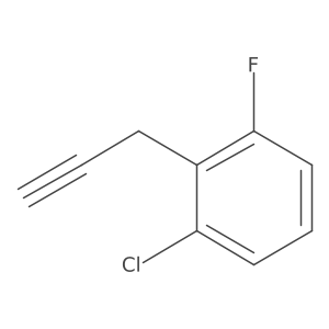 1-Chloro-3-fluoro-2-(prop-2-yn-1-yl)benzene Structure