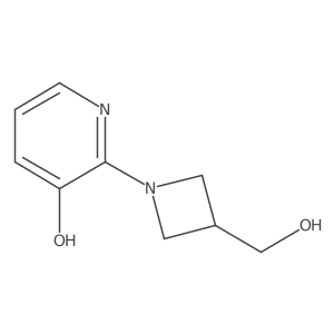 2-(3-(Hydroxymethyl)azetidin-1-yl)pyridin-3-ol Structure