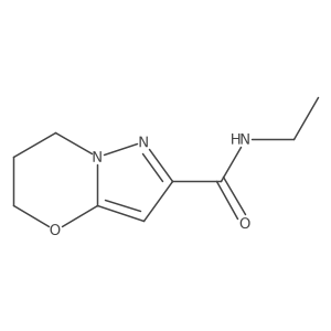 N-ethyl-6,7-dihydro-5H-pyrazolo[5,1-b][1,3]oxazine-2-carboxamide Structure