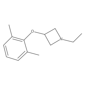 3-(2,6-Dimethylphenoxy)-1-ethylazetidine结构式