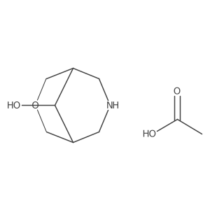 3-Oxa-7-azabicyclo[3.3.1]nonan-9-ol; acetic acid结构式