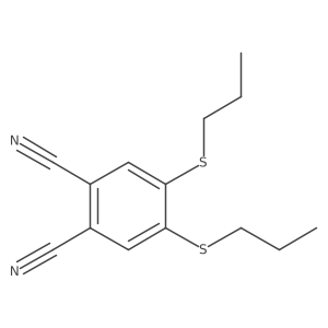 4,5-Bis(propylthio)-1,2-benzenedicarbonitrile Structure