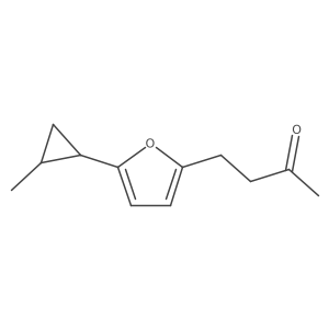 4-(5-(2-Methylcyclopropyl)furan-2-yl)butan-2-one Structure