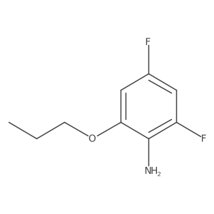 2,4-Difluoro-6-propoxyaniline Structure