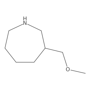 3-(Methoxymethyl)azepane结构式