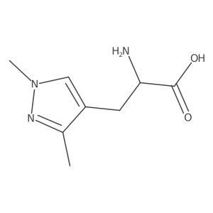 (2S)-2-amino-3-(1,3-dimethyl-1H-pyrazol-4-yl)propanoic acid Structure