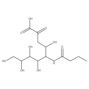 N-(1-Oxobutyl)neuraminic acid结构式