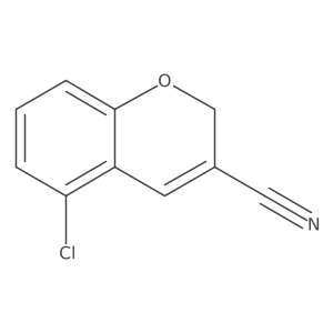 5-chloro-2H-chromene-3-carbonitrile结构式