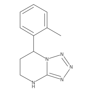 7-(2-methylphenyl)-4H,5H,6H,7H-[1,2,3,4]tetrazolo[1,5-a]pyrimidine结构式