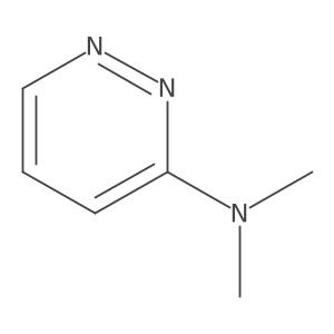 N,N-dimethylpyridazin-3-amine结构式